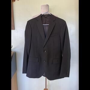 Sartoria Benetton Black Men’s Black Blazer Jacket 46 15-0058